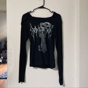Hell Couture Goatmoon long sleeve band shirt ✨
